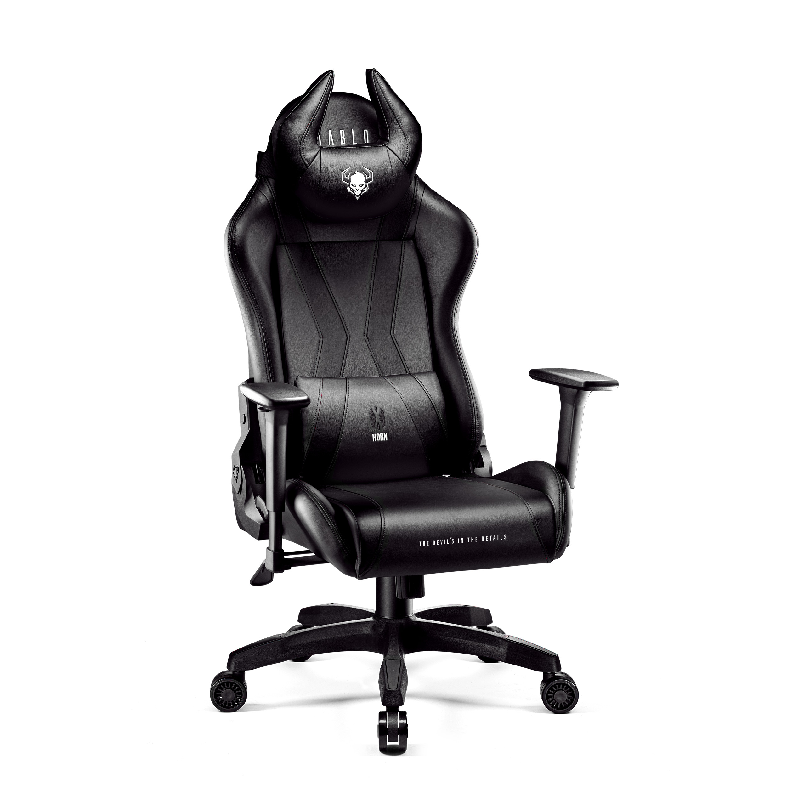 DIABLO CHAIRS GAMING STUHL X-HORN black Gaming Chair, NORMAL 2.0