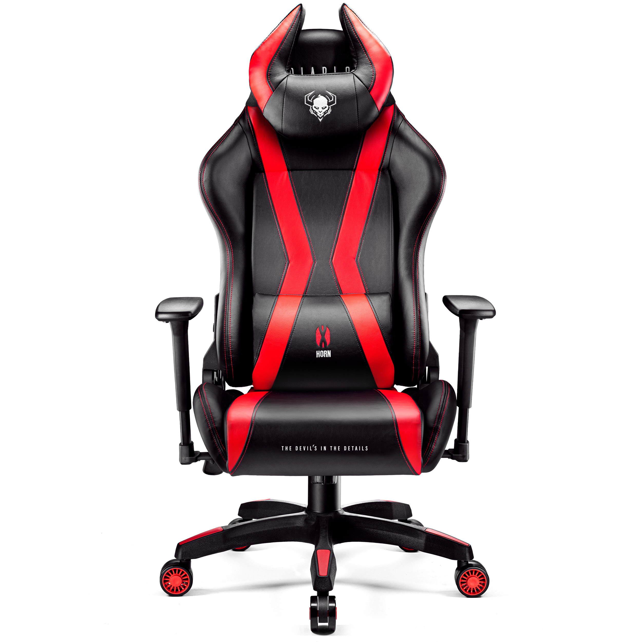 DIABLO CHAIRS GAMING STUHL X-HORN 2.0 black/red KING Gaming Chair