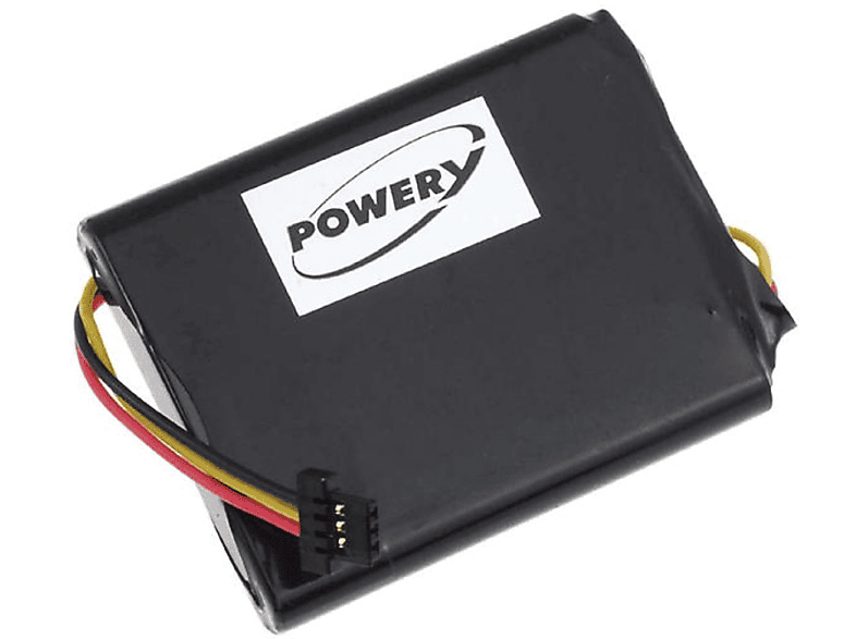 POWERY Akku für TomTom Typ FMB0829021142 Li-Ion GPS Akkus, 3.7 Volt, 800mAh