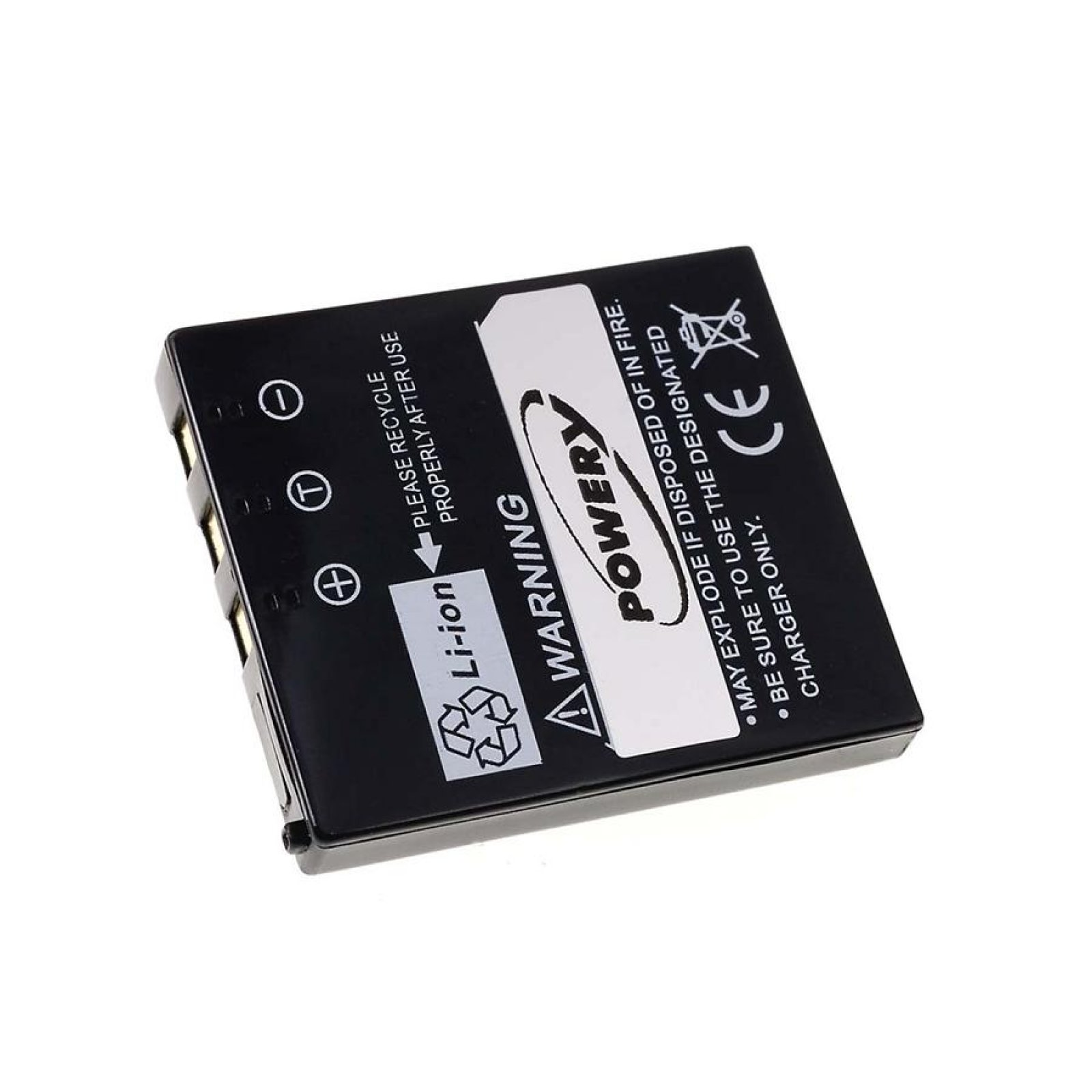 POWERY Akku für Panasonic Lumix Digitalkameraakkus, DMC-FX2 3.7 Li-Ion Volt, 700mAh
