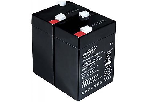 Baterías de Plomo - POWERY Batería de Reemplazo para YUASA NP4-6