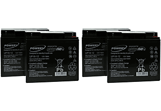 Baterías de Plomo - POWERY Batería de Reemplazo para YUASA NP18-12