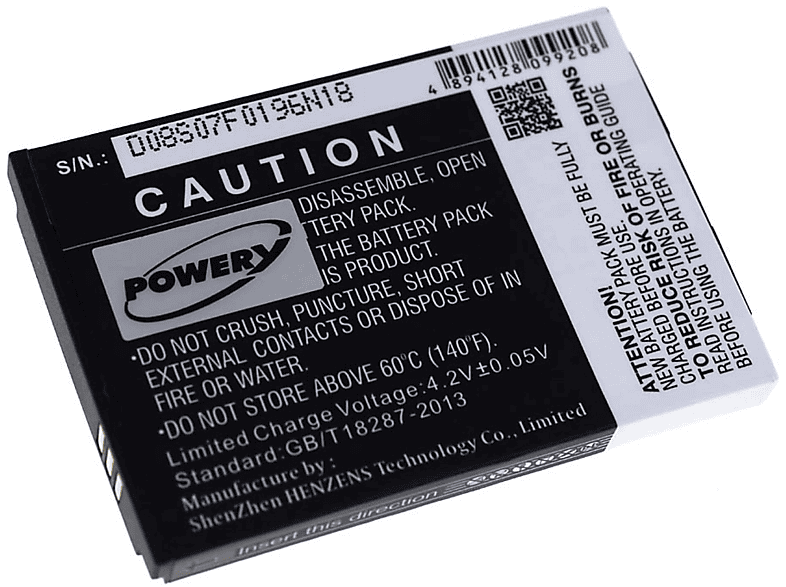 POWERY Li-Ion 2000mAh PC-TV-Zubehör-Akkus, TBL-71A2000 TP-Link Typ für Volt, Akku 3.7