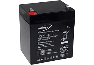 Baterías de Plomo - APC Powery Batería de GEL para APC Back-UPS BF500-GR 5Ah 12V