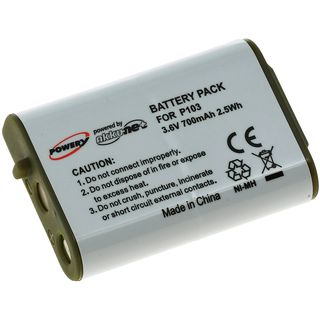 Batería - POWERY Batería para Panasonic modelo HHR-P103