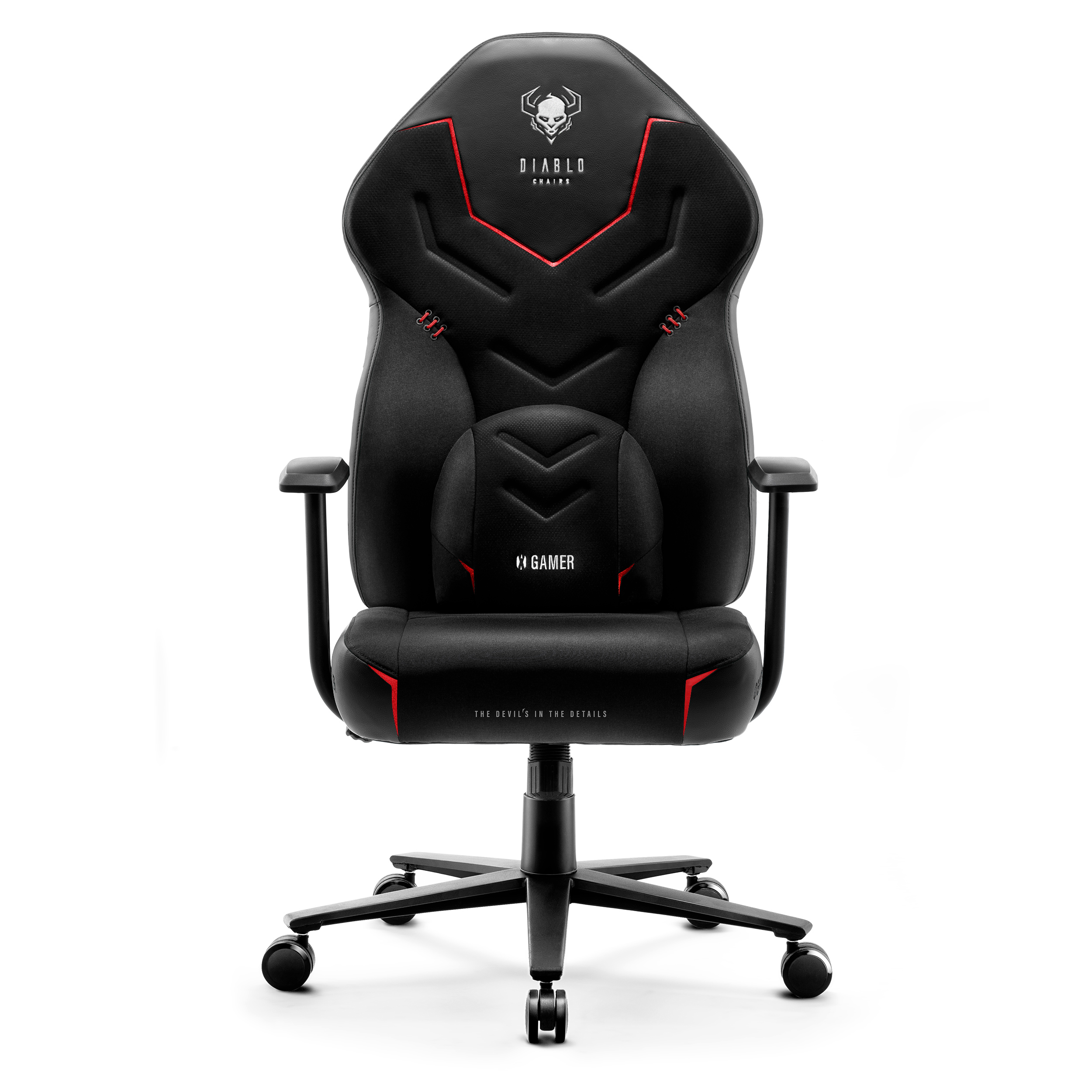 2.0 CHAIRS NORMAL Chair, STUHL X-GAMER Gaming DIABLO black GAMING