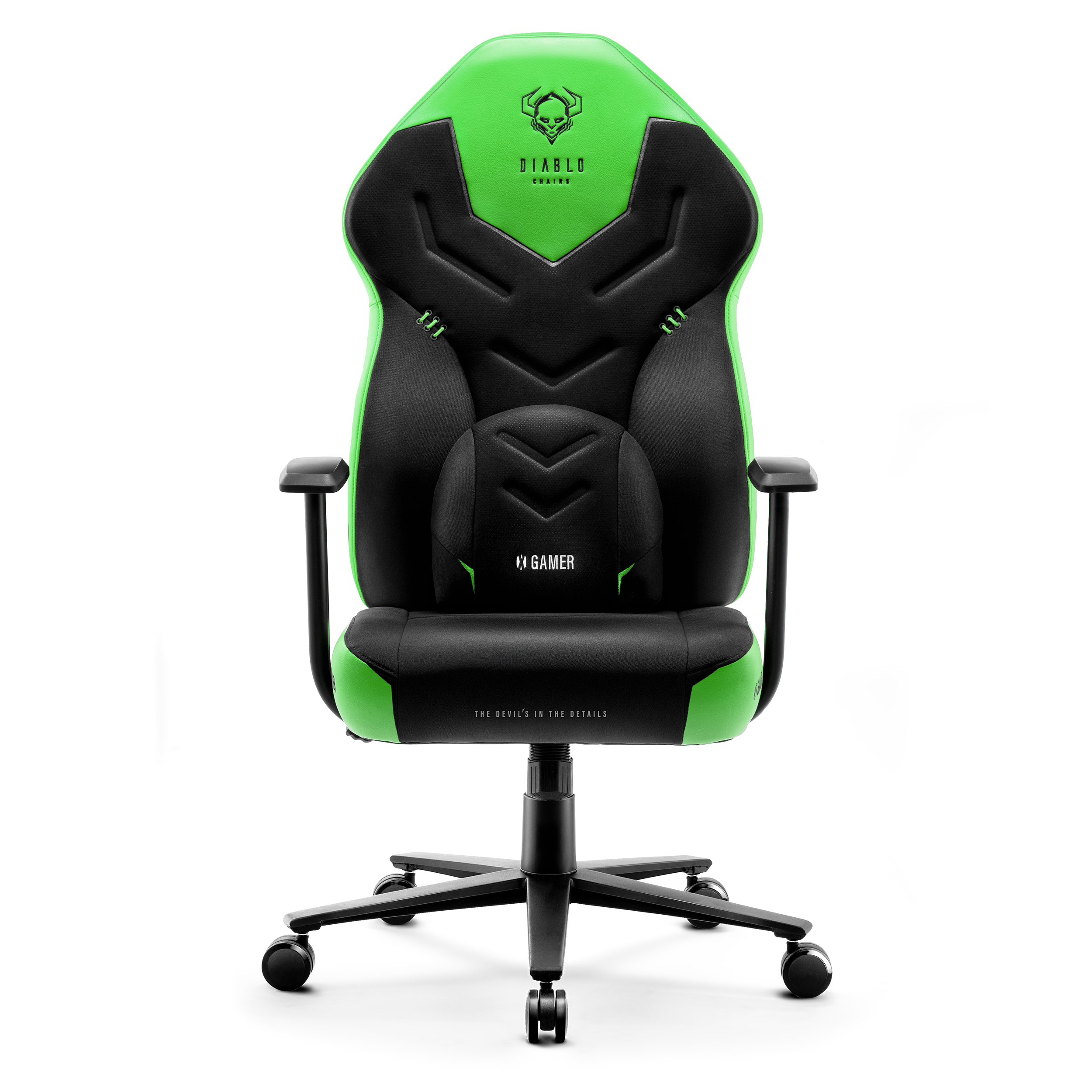 X-GAMER black/green Chair, Gaming CHAIRS 2.0 GAMING DIABLO NORMAL STUHL