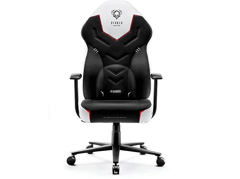 DIABLO CHAIRS GAMING STUHL X-GAMER 2.0 NORMAL Gaming Chair, black/white