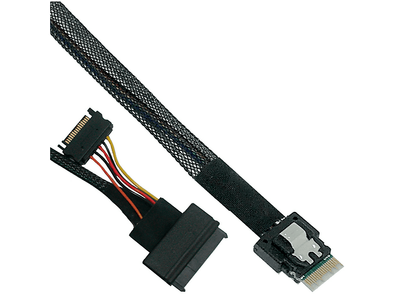 InLine Slim SAS Kabel Intern SFF-8654 4i Zu U.2 SFF Produktbild-Vorschau 10