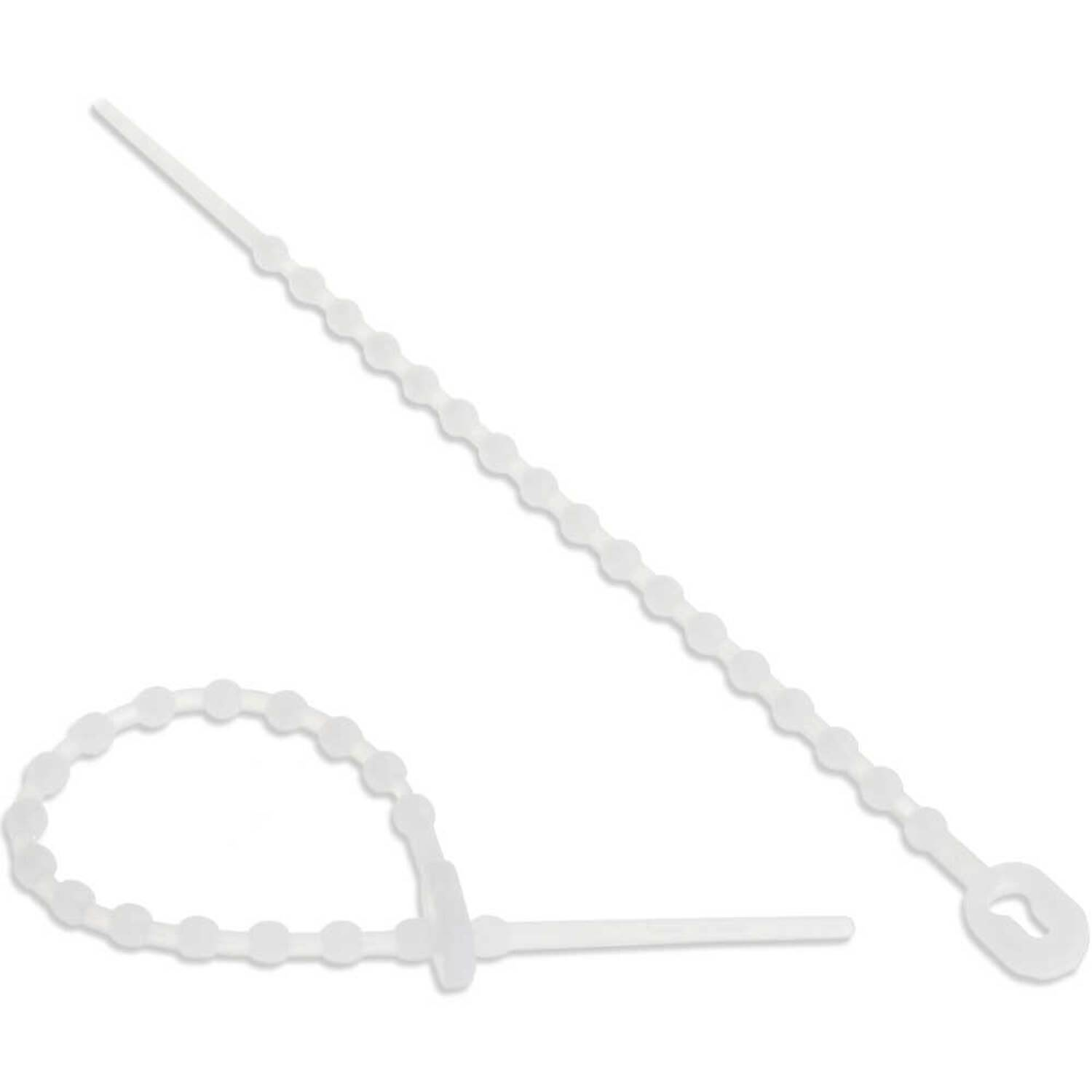 natur, 100mm, 100 / Kabelbinder Länge InLine® / Befestigung Stück INLINE / Kennzeichnung Kugelbinder
