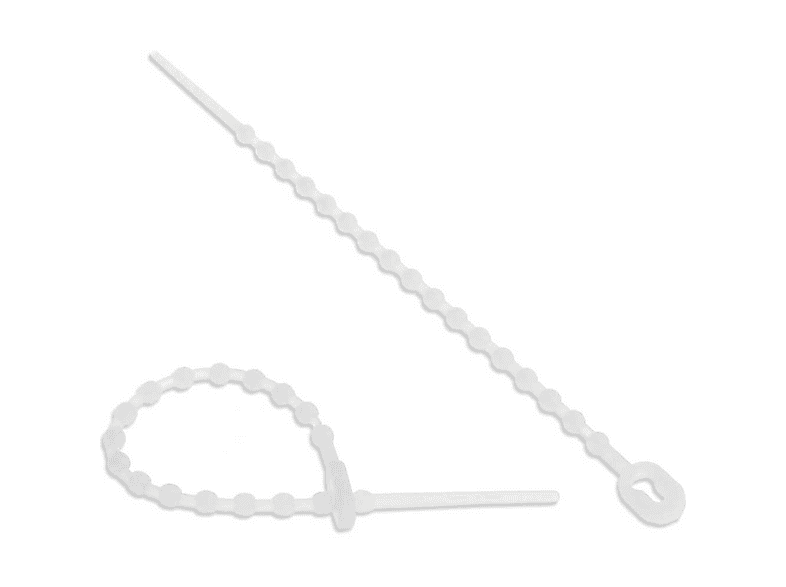 100 Stück Kabelbinder Natur – 200 Mm Lang, 3,6 Mm Breit, Für Ordnung Zuhause & Im Büro