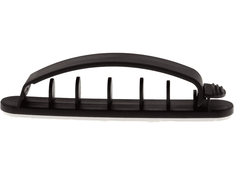INLINE 10er Pack Kabelmanager, mit Klebesockel, 8,5cm, schwarz Installation / Kennzeichnung / Befestigung