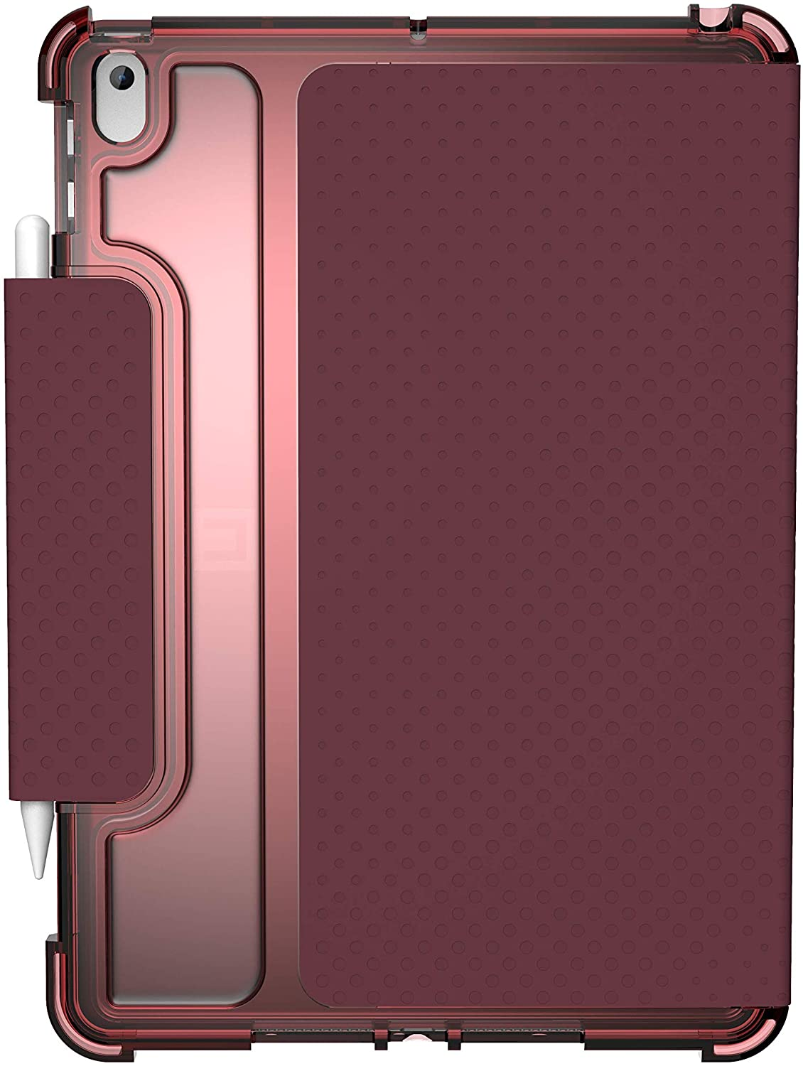 URBAN ARMOR GEAR Schutzhülle [U] Kunststoff, Bookcover für Apple Tablet UAG Rose Lucent Aubergine/Dusty