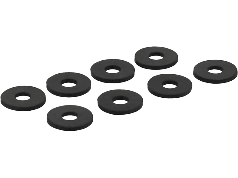 INLINE InLine® Gummi Unterlegscheiben, zur Festplatten-Entkopplung, 8 Stück Dämpfung / Entkopplung, schwarz