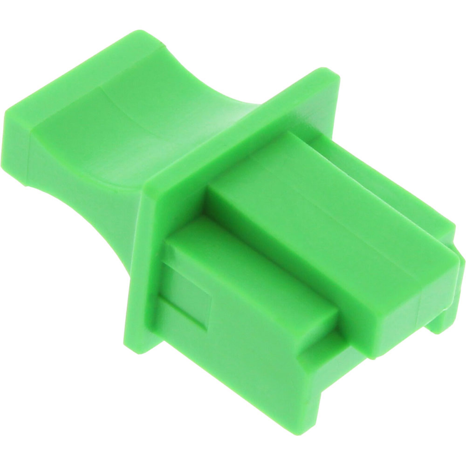 INLINE 10er Blister Buchse, Staubschutz, / Farbe: InLine® grün, Staubschutz RJ45 für