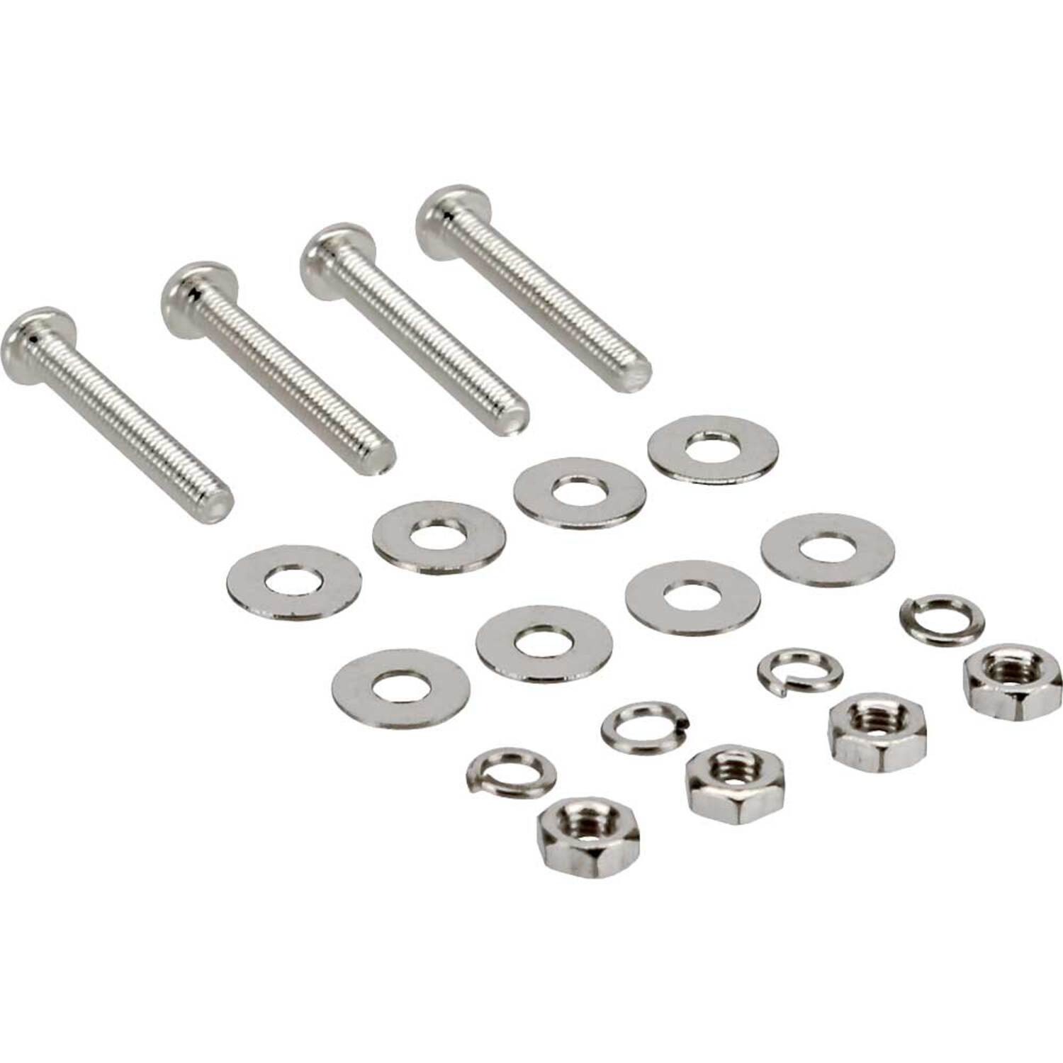 INLINE InLine® Lüfterschrauben Set, für / Installation Lüfter 15mm / / Muttern Schrauben