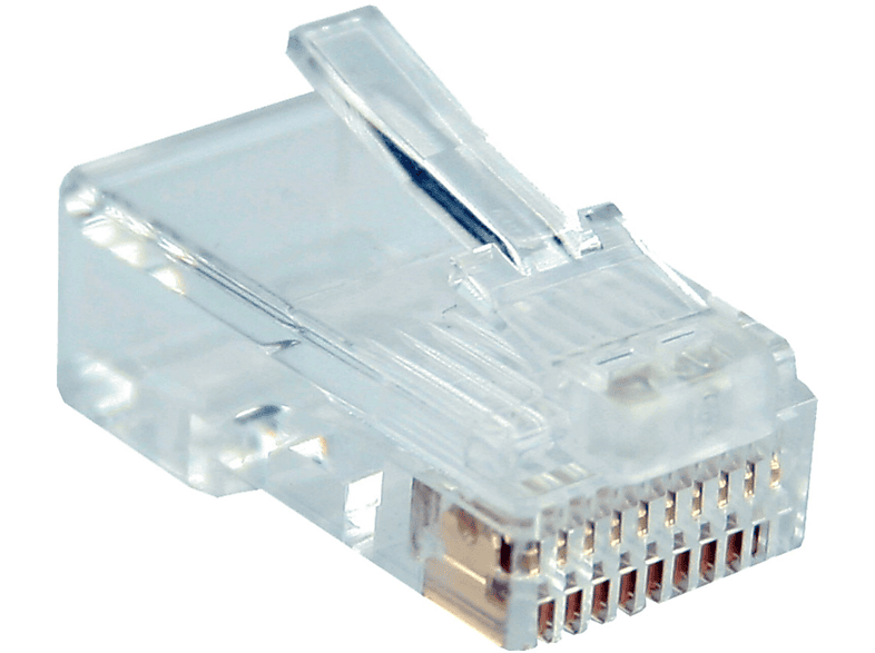 INLINE InLine® Modularstecker, Crimpen / TAE / Modular auf 10er ISDN 10P10C (Westernstecker) zum