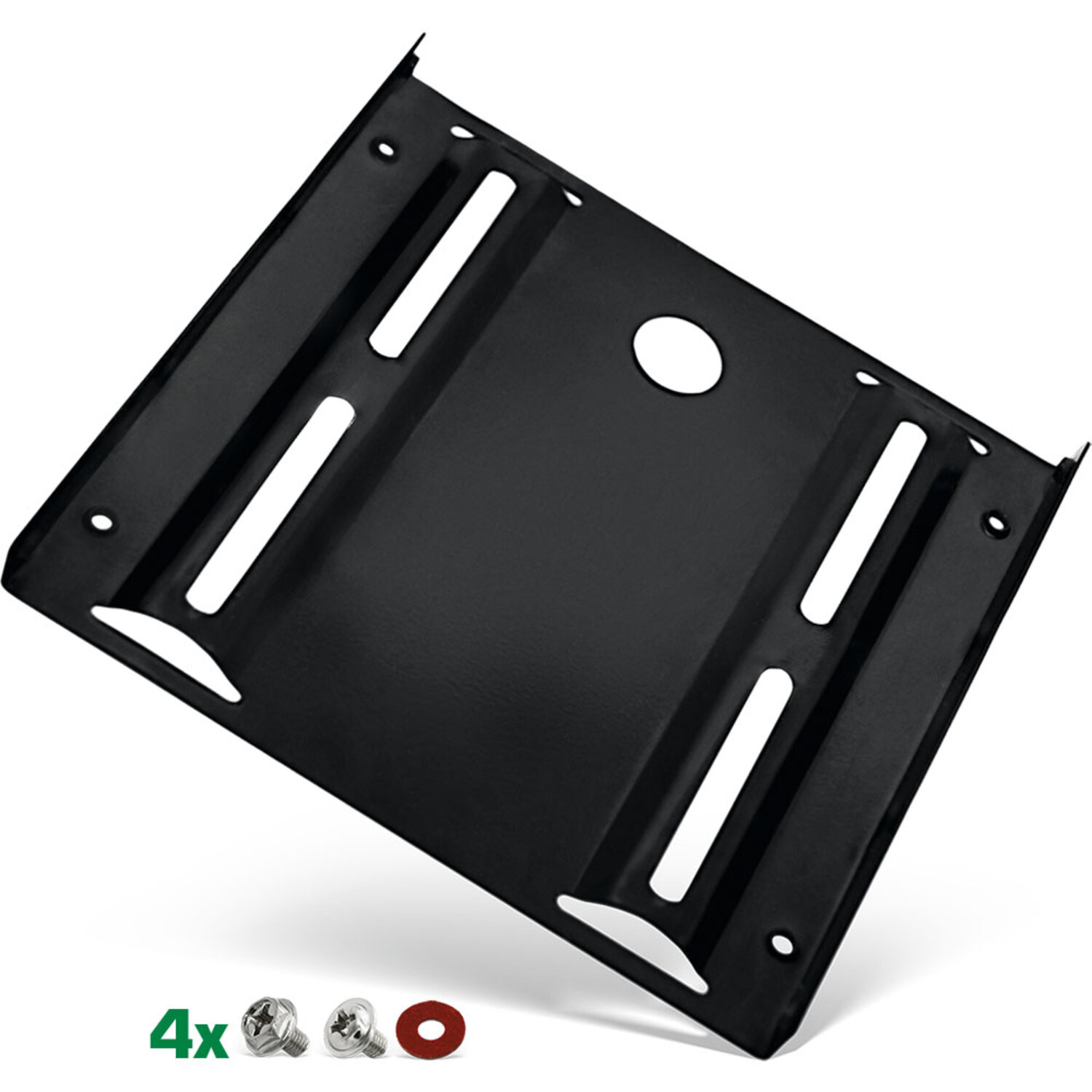 Einbauschrauben, / 2,5 HDD/SSD auf InLine® 3,5, Schienen Rahmen mit / INLINE / Einbaurahmen,