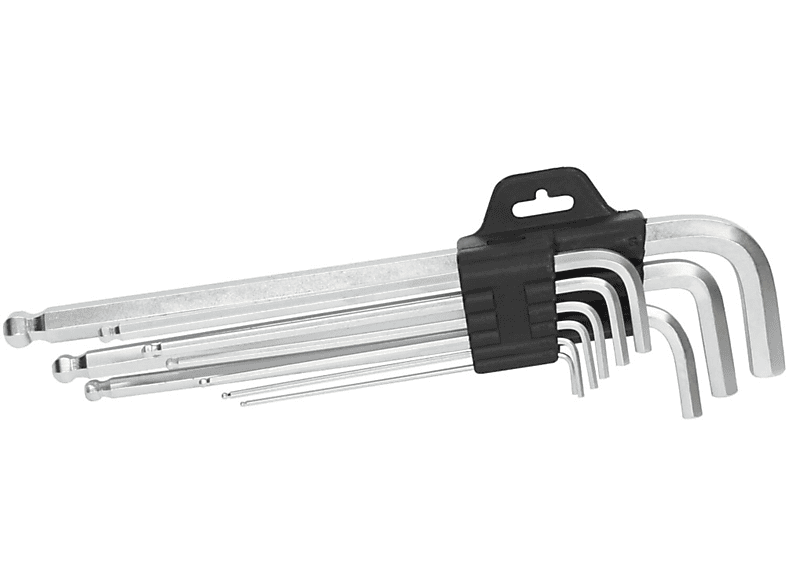 Installation Werkzeug / INLINE 9-teilig lang, InLine® Sechskant Schlüssel-Set,