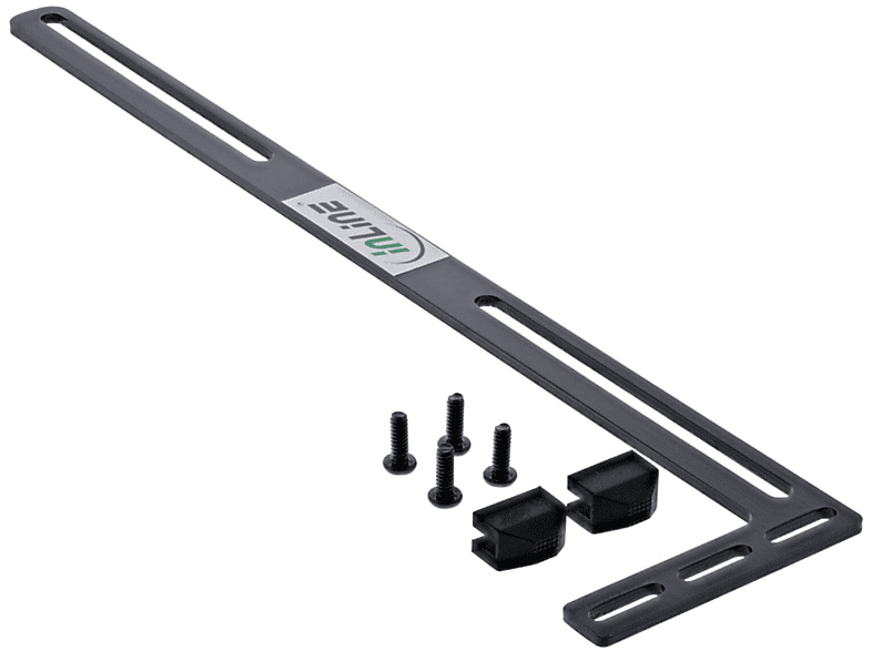 Schienen InLine® Halterung Grafikkarte, / PCI schwarz Slotblech INLINE für Montage, Rahmen /