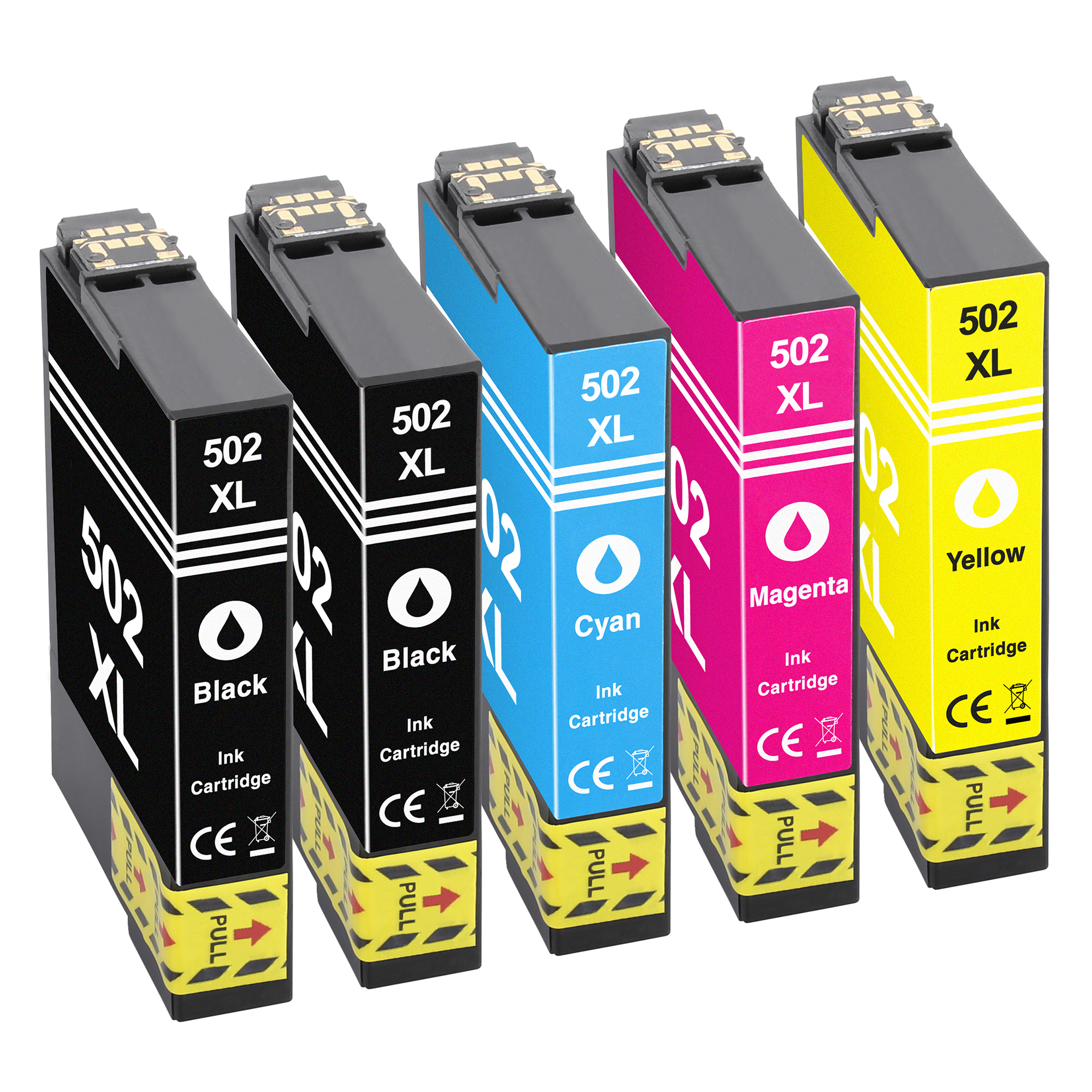 5er Magenta, Tintenpatronen Epson Cyan, XL Black, TITO-EXPRESS ersetzt 502 PLATINUMSERIE Set (C13T02W64010) Yellow