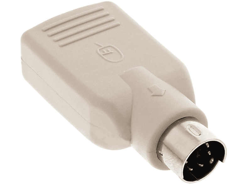 INLINE InLine® USB PS/2 Adapter, USB Buchse A auf Stecker Adapter