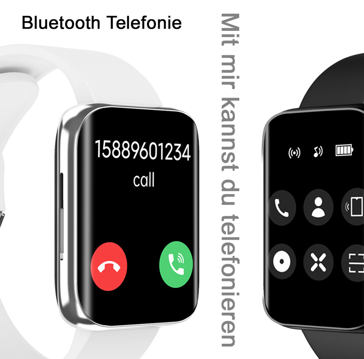 Bluetooth SG10 Telefonie, LOOKIT Ro Fitnesstracker Silikon, Benachrichtigungen Gesundheit, u.v.m Multisport, Gold