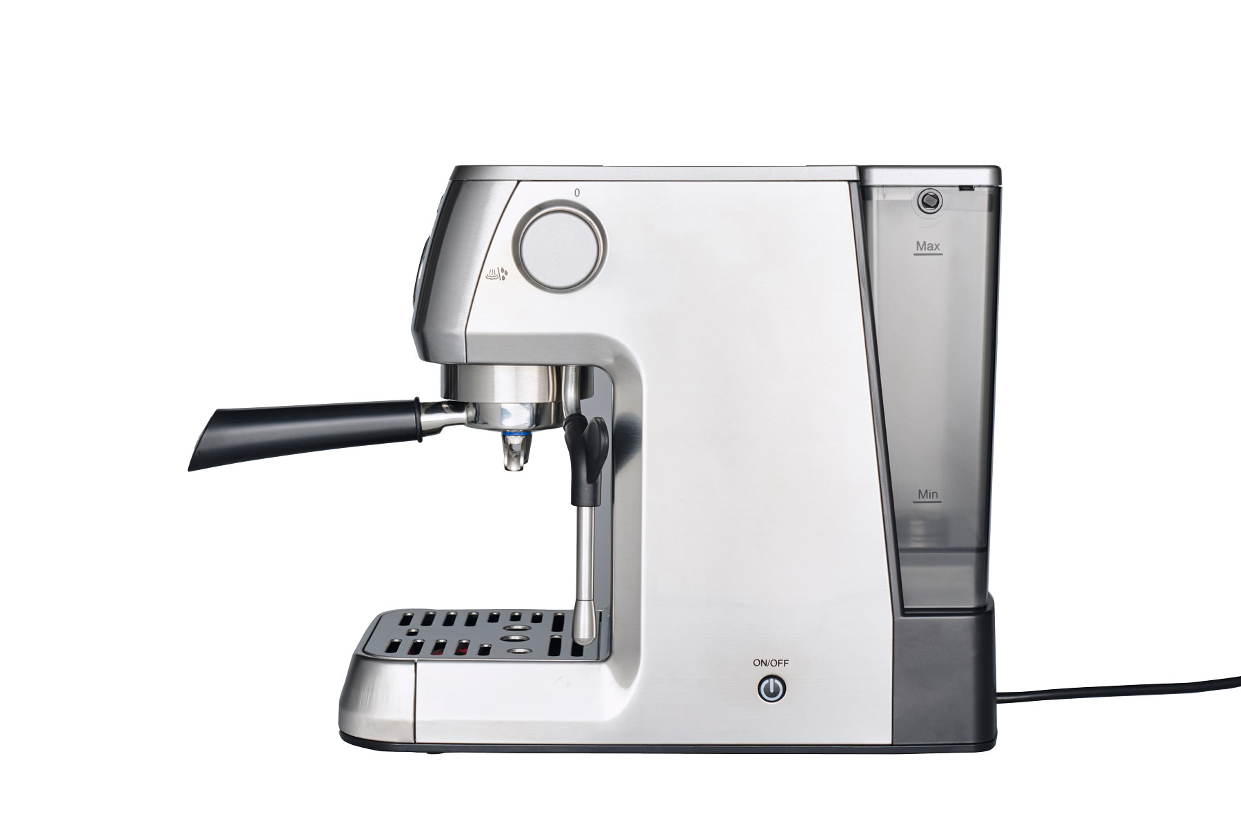 Milchaufschäumer V2 Siebträgermaschine Barista SOLIS SWITZERLAND Espressomaschine OF | Silber | 1170 Plus Perfetta