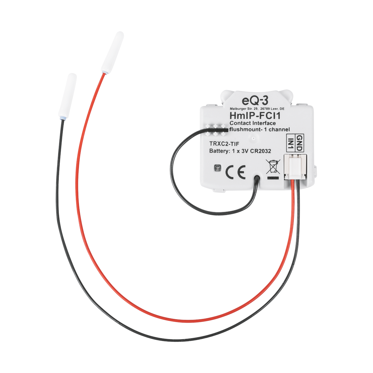 Unterputz HOMEMATIC (1-fach), IP HmIP-FCI1 Kontakt-Schnittstelle Grau