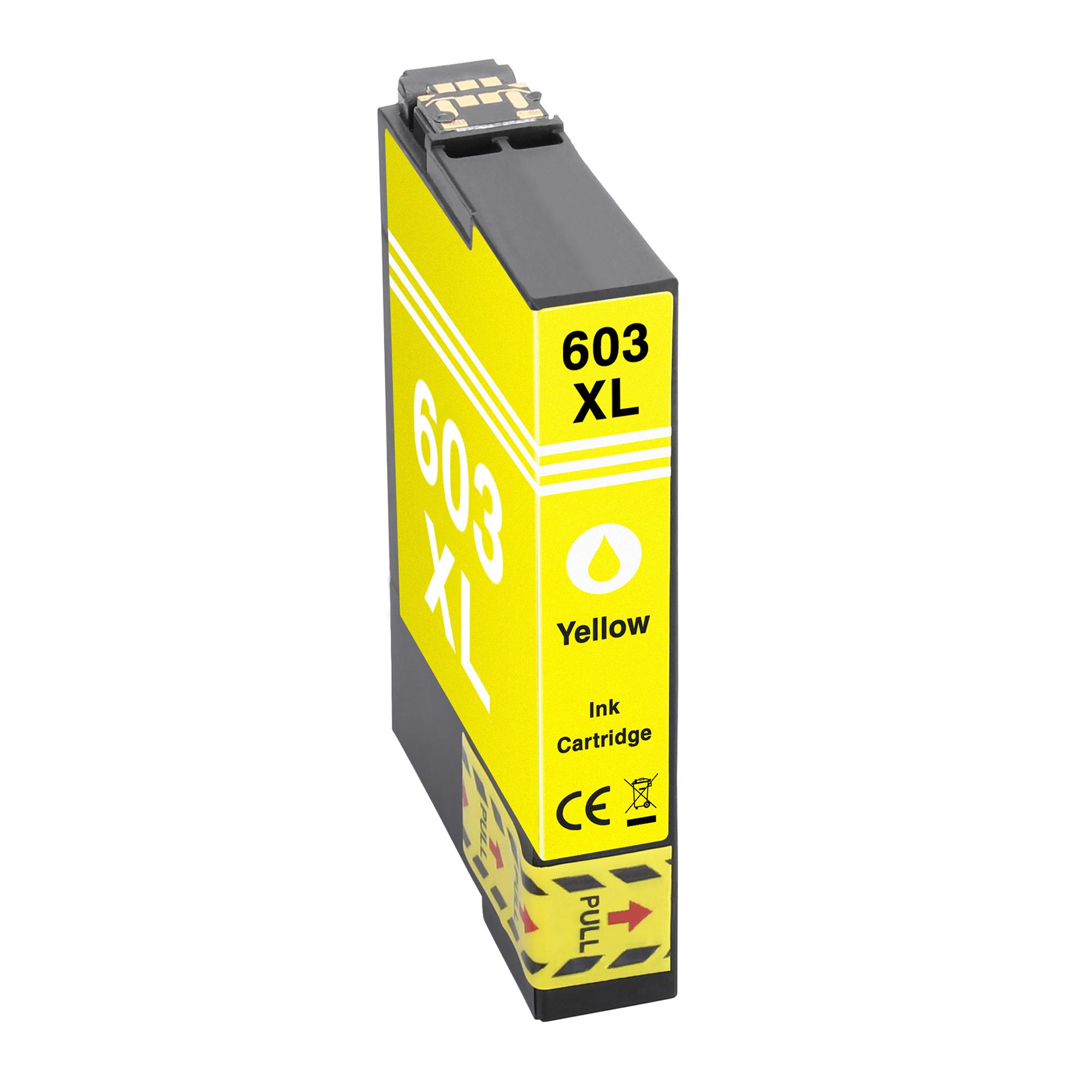 Epson ersetzt 1 Tintenpatrone 603 Patrone TITO-EXPRESS (C13T03A44010) PLATINUMSERIE Yellow XL