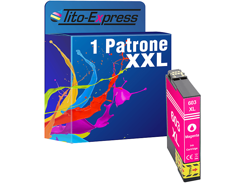 TITO-EXPRESS PLATINUMSERIE 1 Patrone ersetzt Epson 603 XL Tintenpatrone Magenta (C13T03A34010) | Tonerkartuschen