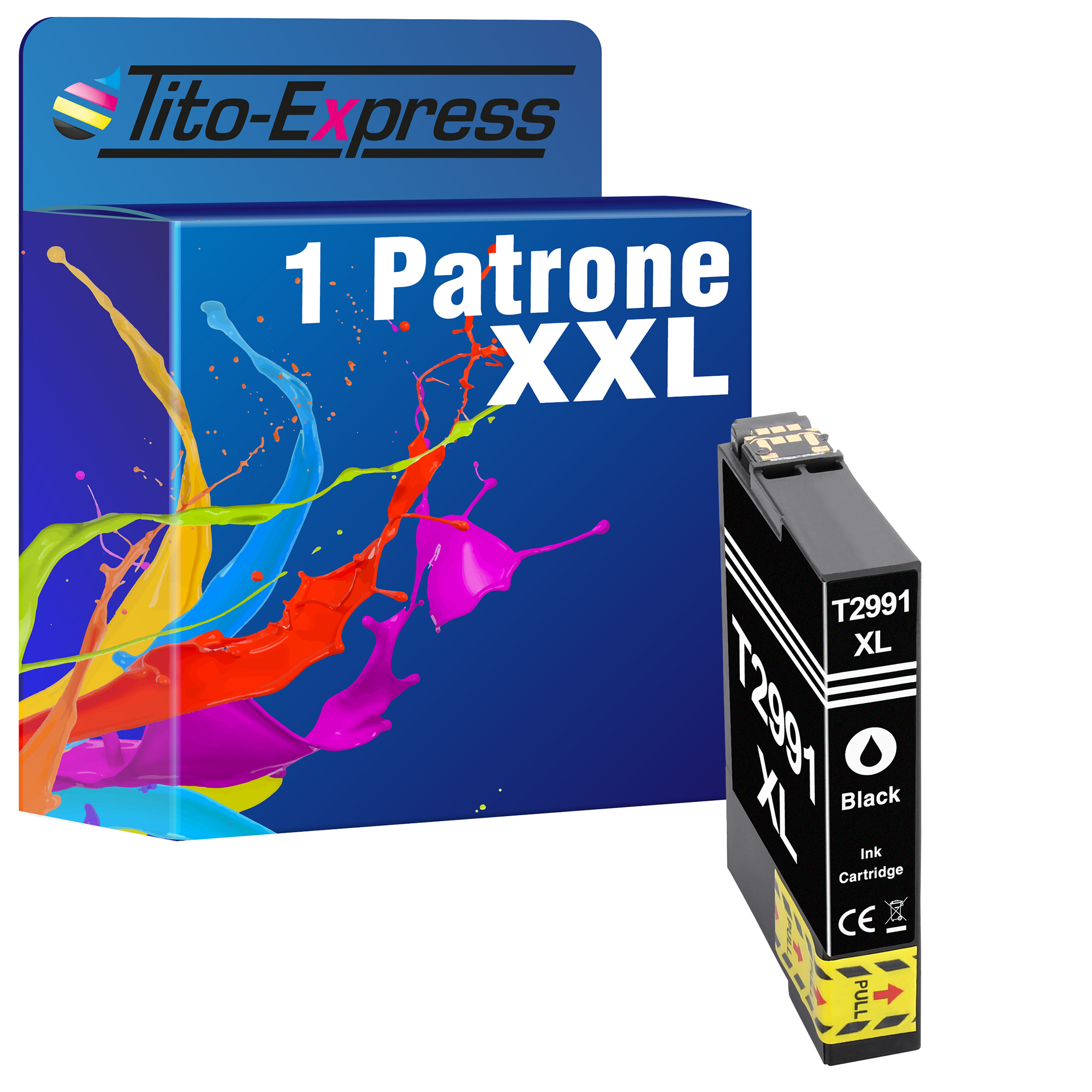 TITO-EXPRESS PLATINUMSERIE 1 Patrone T2991 Epson ersetzt 29XL (C13T29914010) Tintenpatrone Black