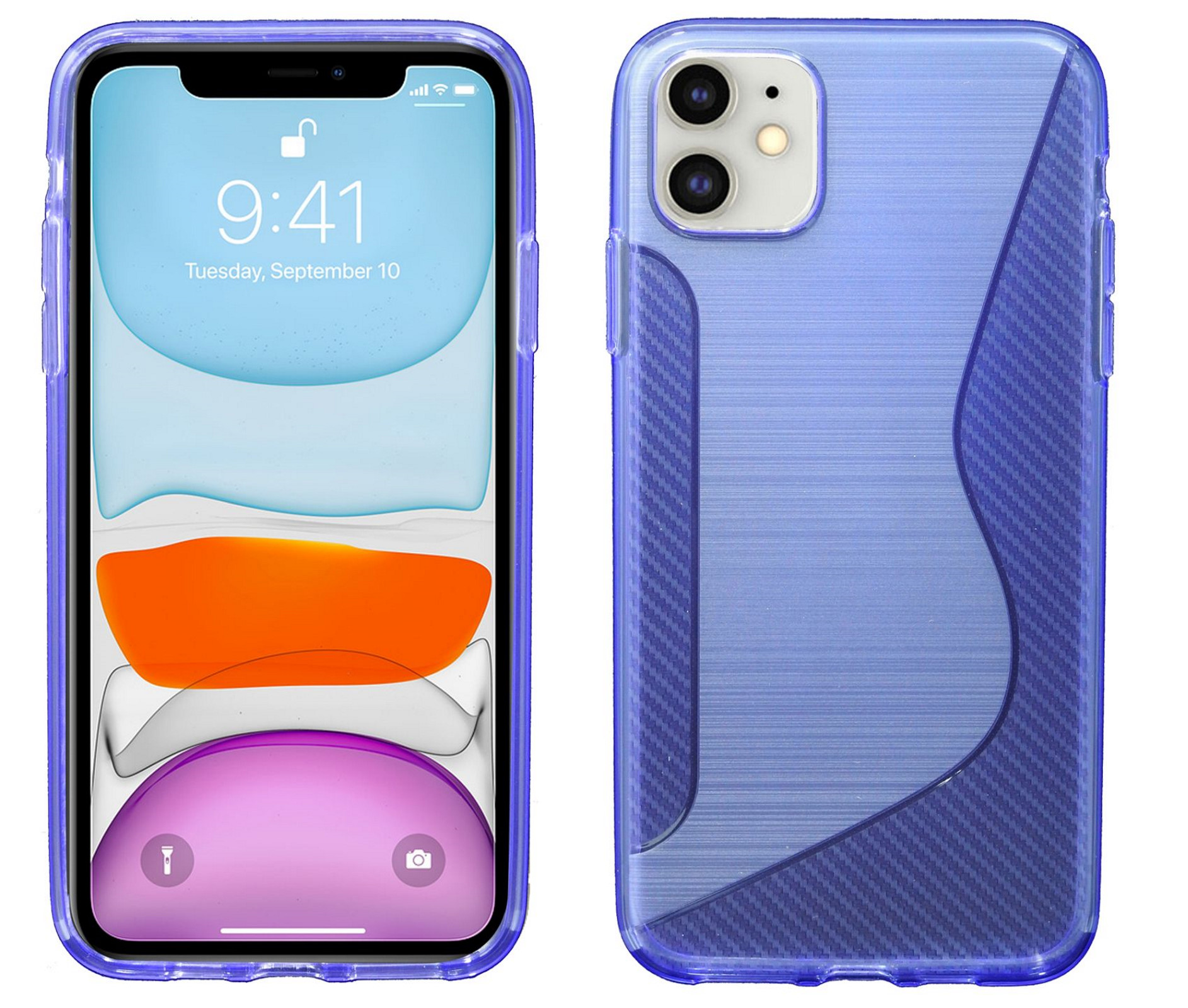 Violett S-Line Apple, Bumper, iPhone Cover, COFI 11,