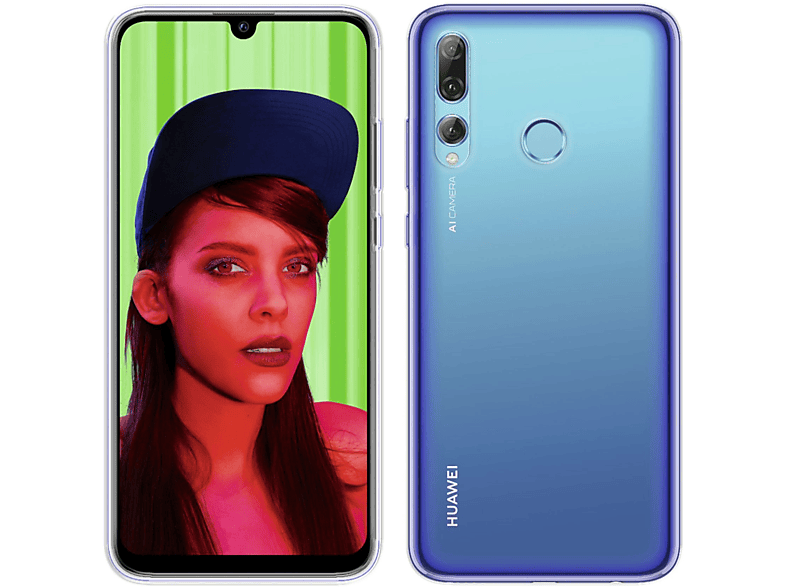 Funda para móvil - COFI P smart 2019, Compatible con Huawei P smart 2019,  Transparente