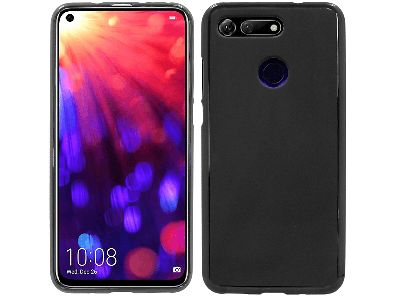 Bumper, COFI Soft Silikon Handy Cover Schutz Schwarz TPU 20, VIEW Honor, Basic Case cofi1453® kompatibel Schwarz, Hülle View HONOR 20 mit