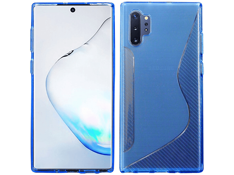 COFI S-Line Cover, Samsung, Plus, Blau 10 Galaxy Note Bumper