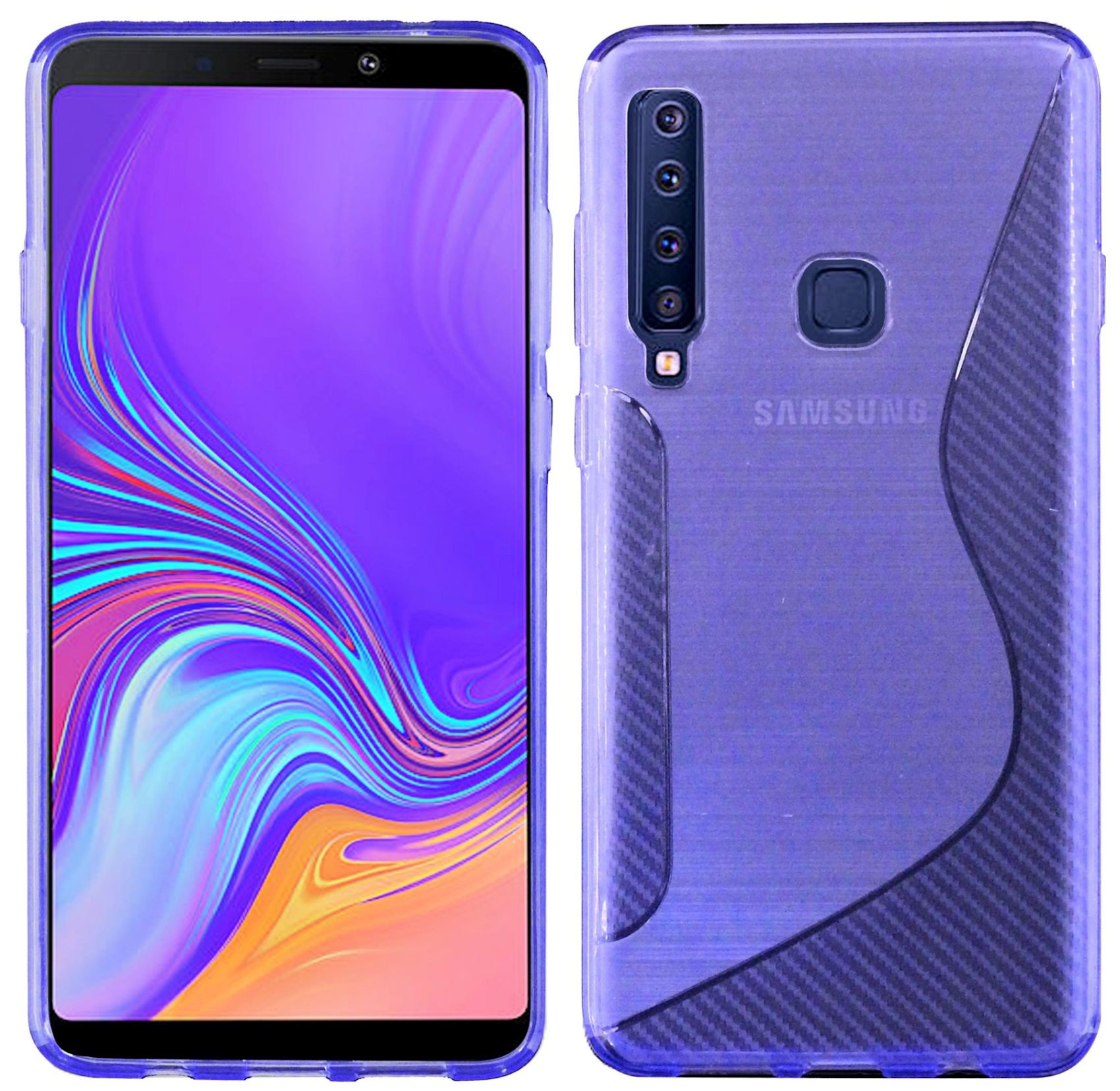 COFI A9 2018, Cover, S-Line Galaxy Bumper, Violett Samsung,