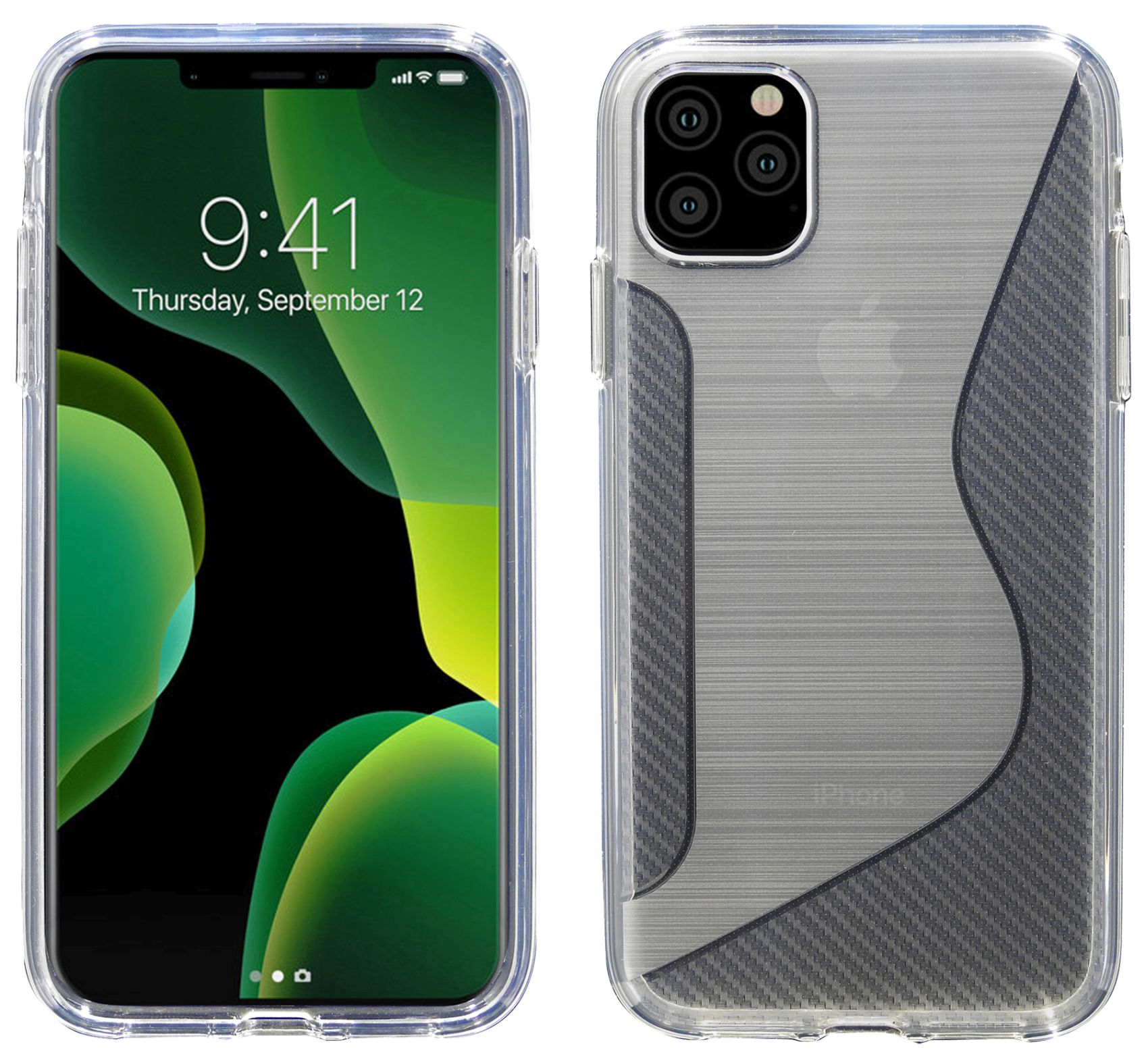 Apple, S-Line Cover, COFI iPhone Transparent Bumper, 11 Pro,