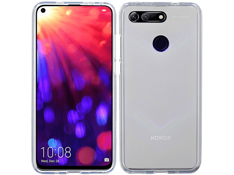 COFI cofi1453® 20, mit Frosted, Case Hülle Schutz kompatibel View Bumper, Honor, TPU VIEW Basic 20 HONOR Silikon Transparent Handy Cover Soft