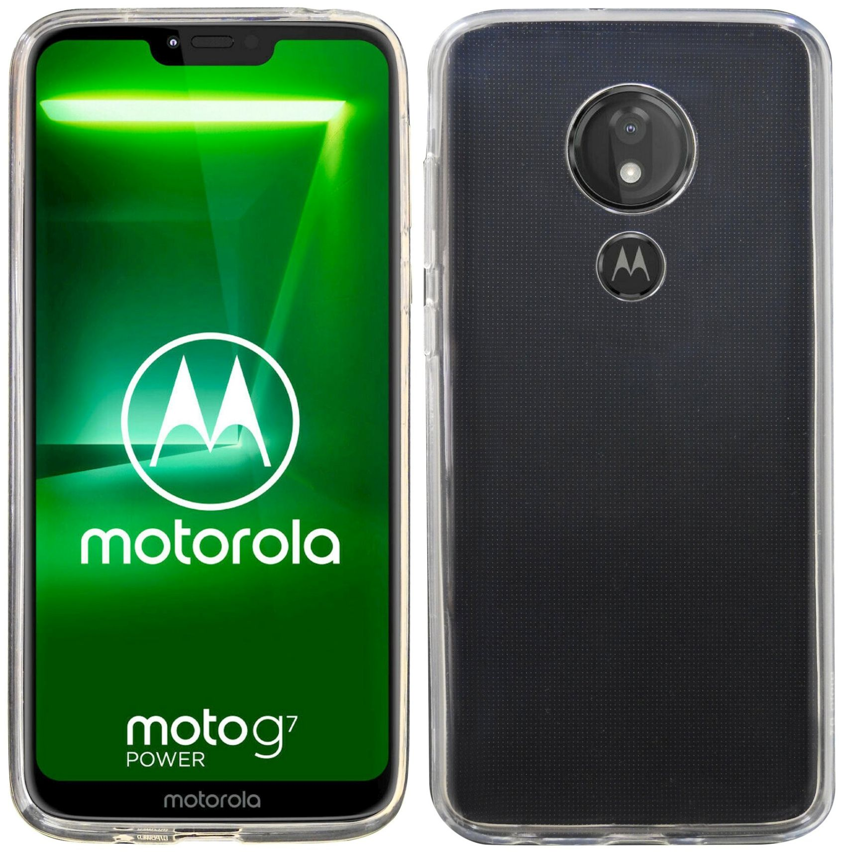 Motorola, Bumper, COFI Power, Case, Basic Transparent Moto G7