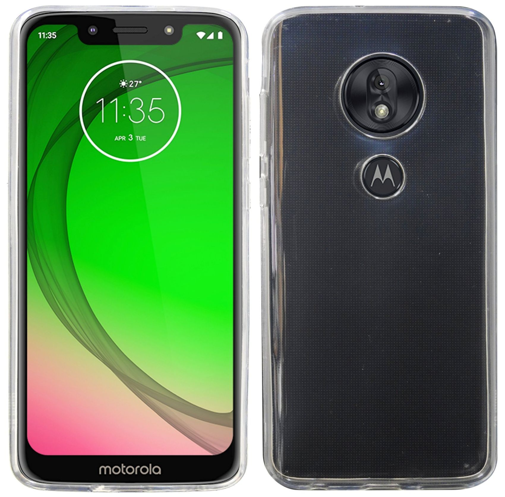 Motorola, G7 COFI Play, Basic Moto Bumper, Transparent Case,