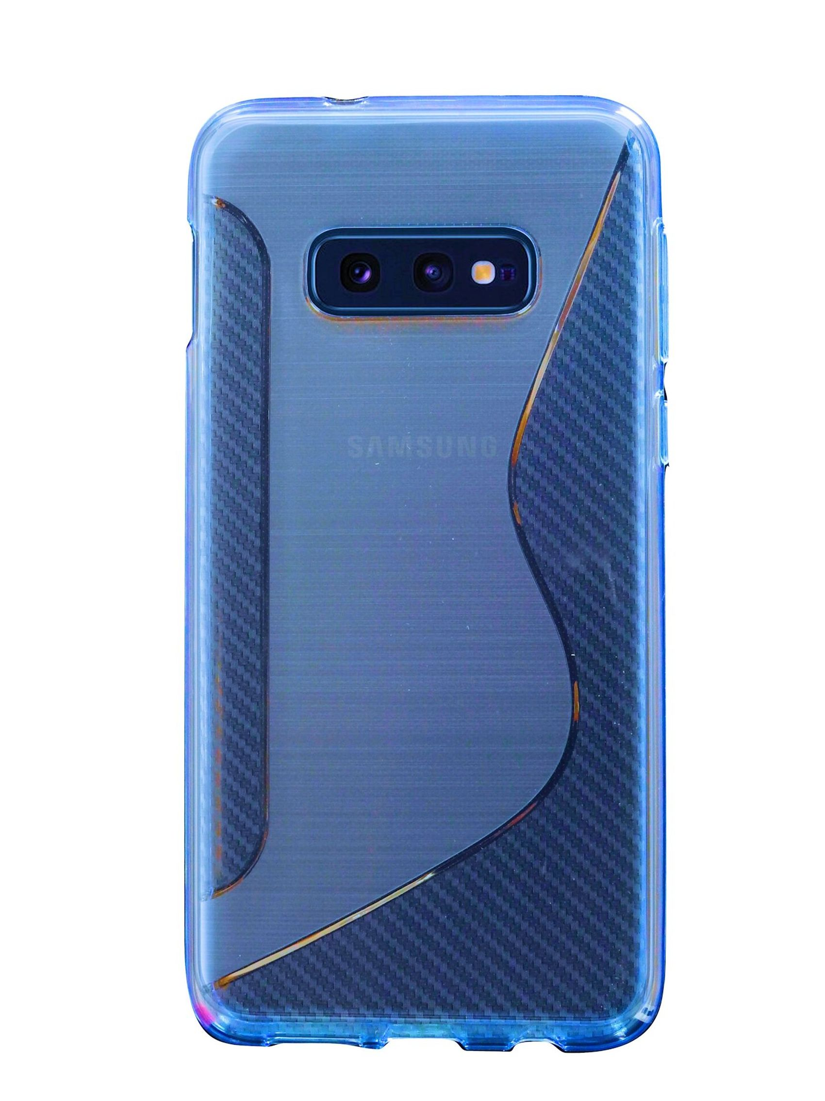 Samsung, Bumper, S10e, Galaxy Blau S-Line COFI Cover,
