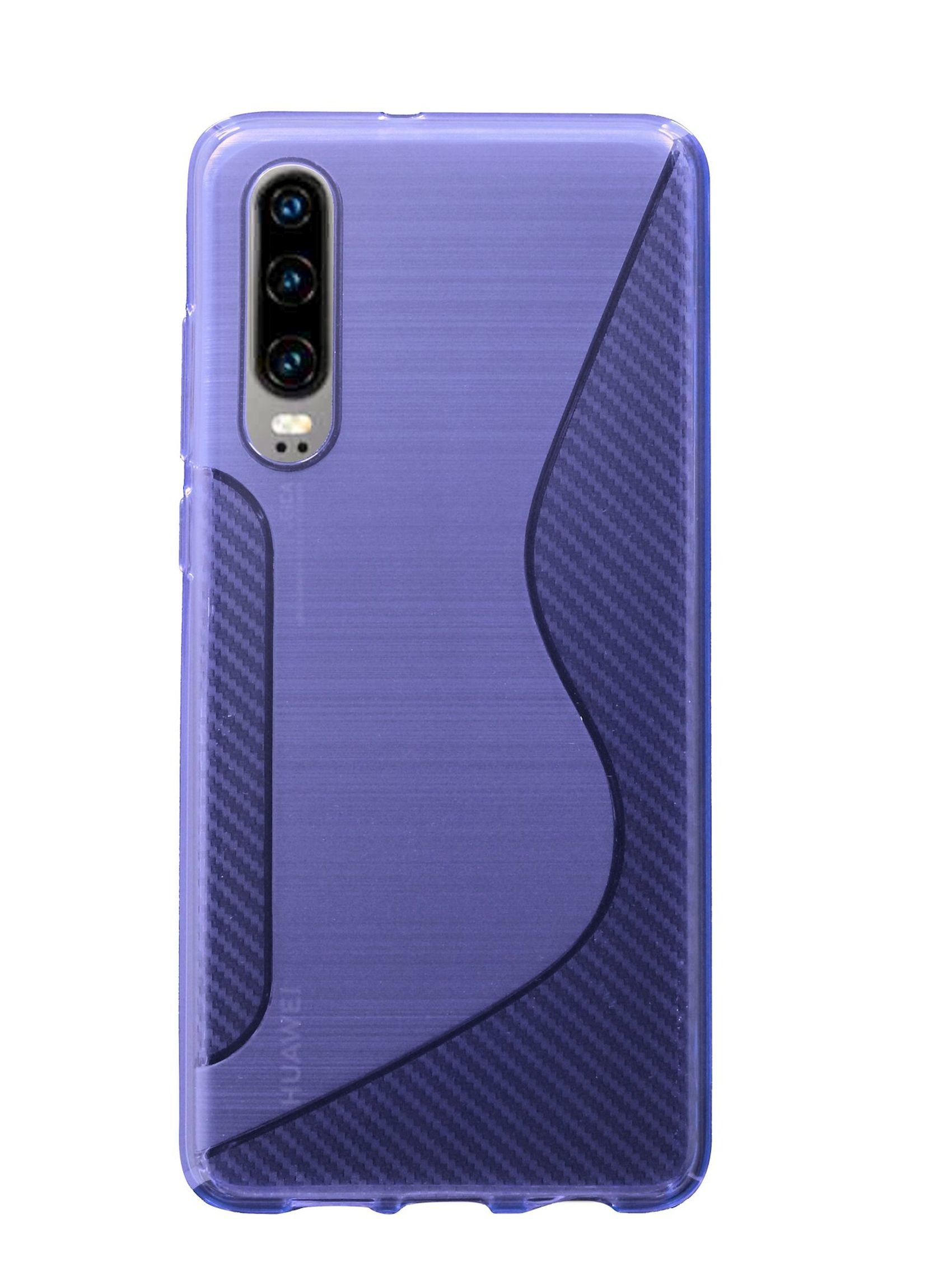 Huawei, Bumper, S-Line COFI Cover, Violett P30,