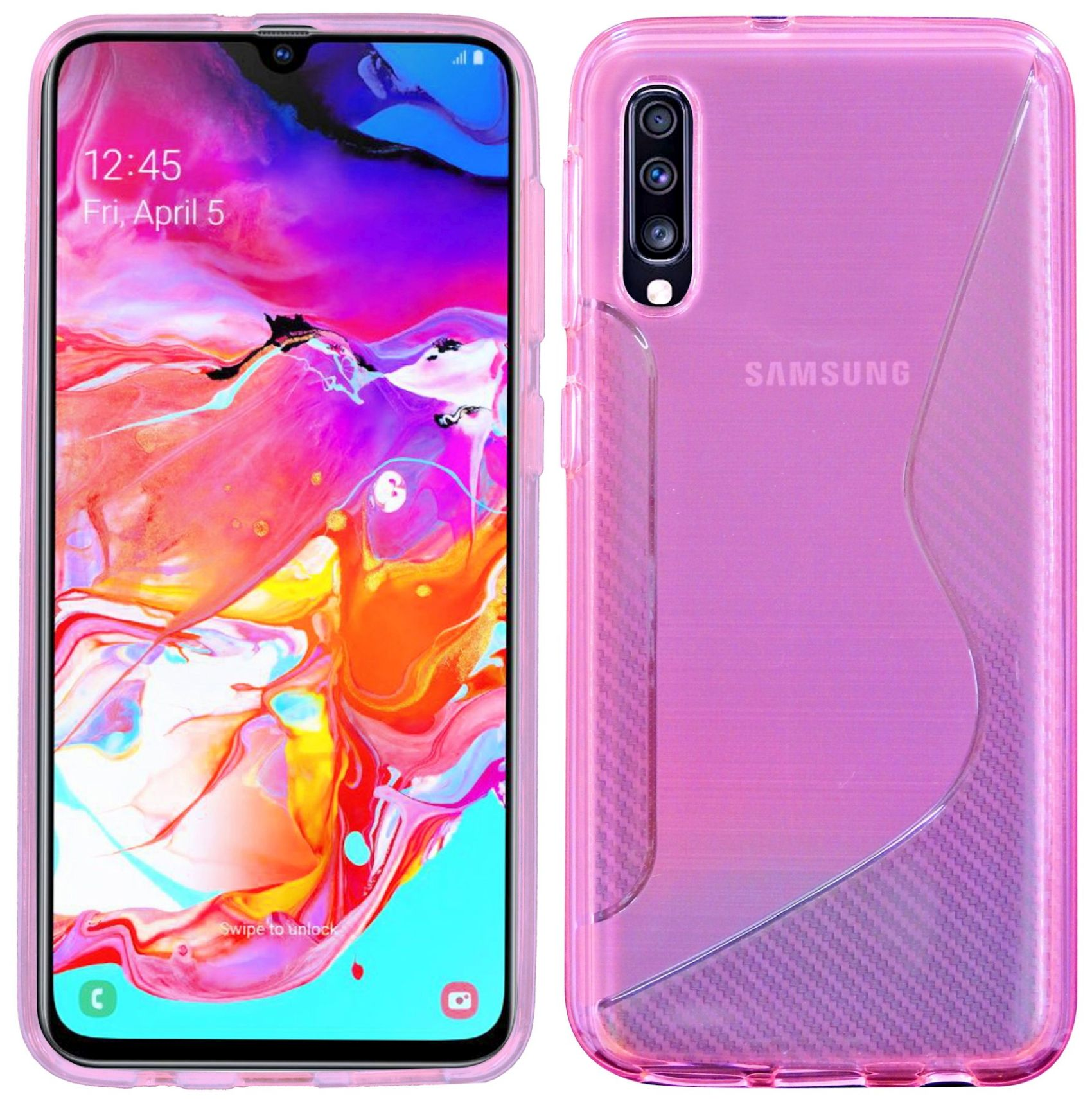 Galaxy Samsung, S-Line Rosa COFI A70, Cover, Bumper,