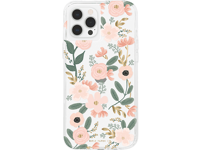 CASE-MATE Rifle Paper Co. Wild Flowers Case, Backcover, Apple, iPhone 12 Pro Max, Transparent | Multicolor