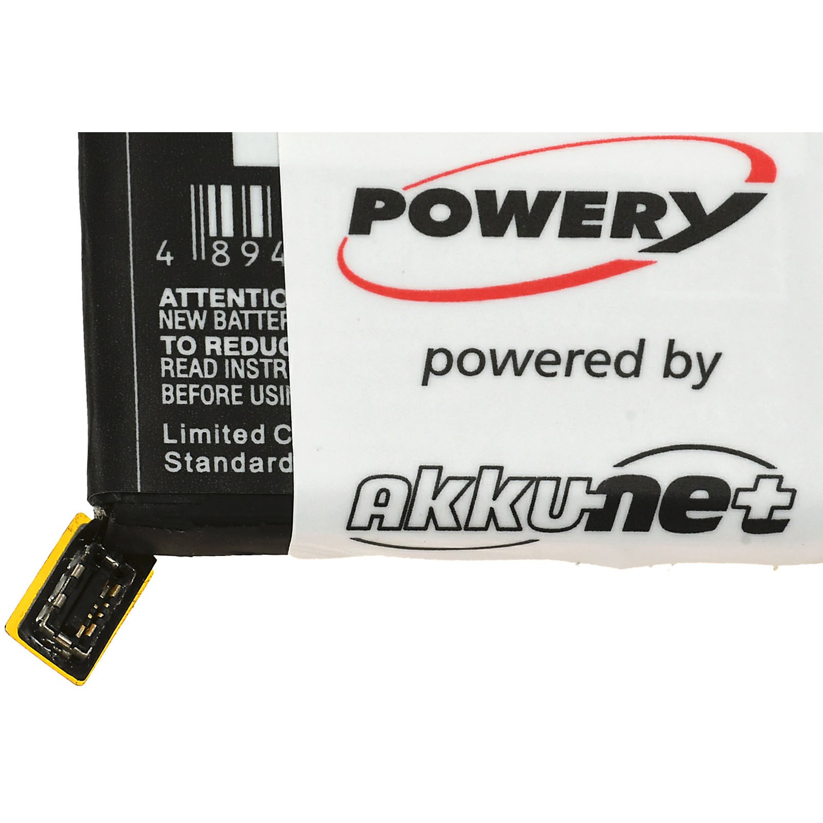POWERY Akku für Apple Typ Volt, 240mAh Akku, Li-Polymer 3.8 A1579