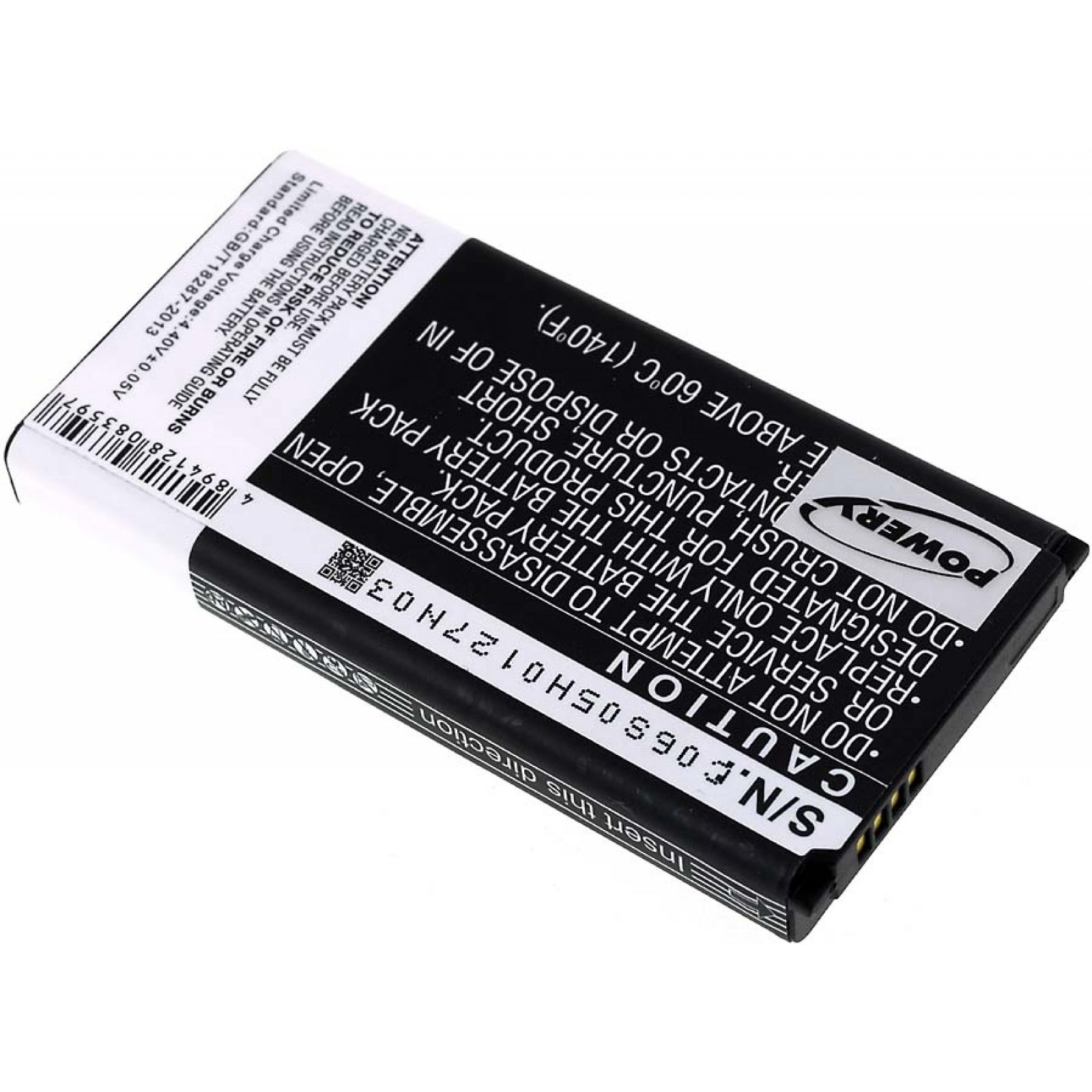 Volt, 3.85 Akku, POWERY 5600mAh Li-Ion Akku für SM-G900F Samsung