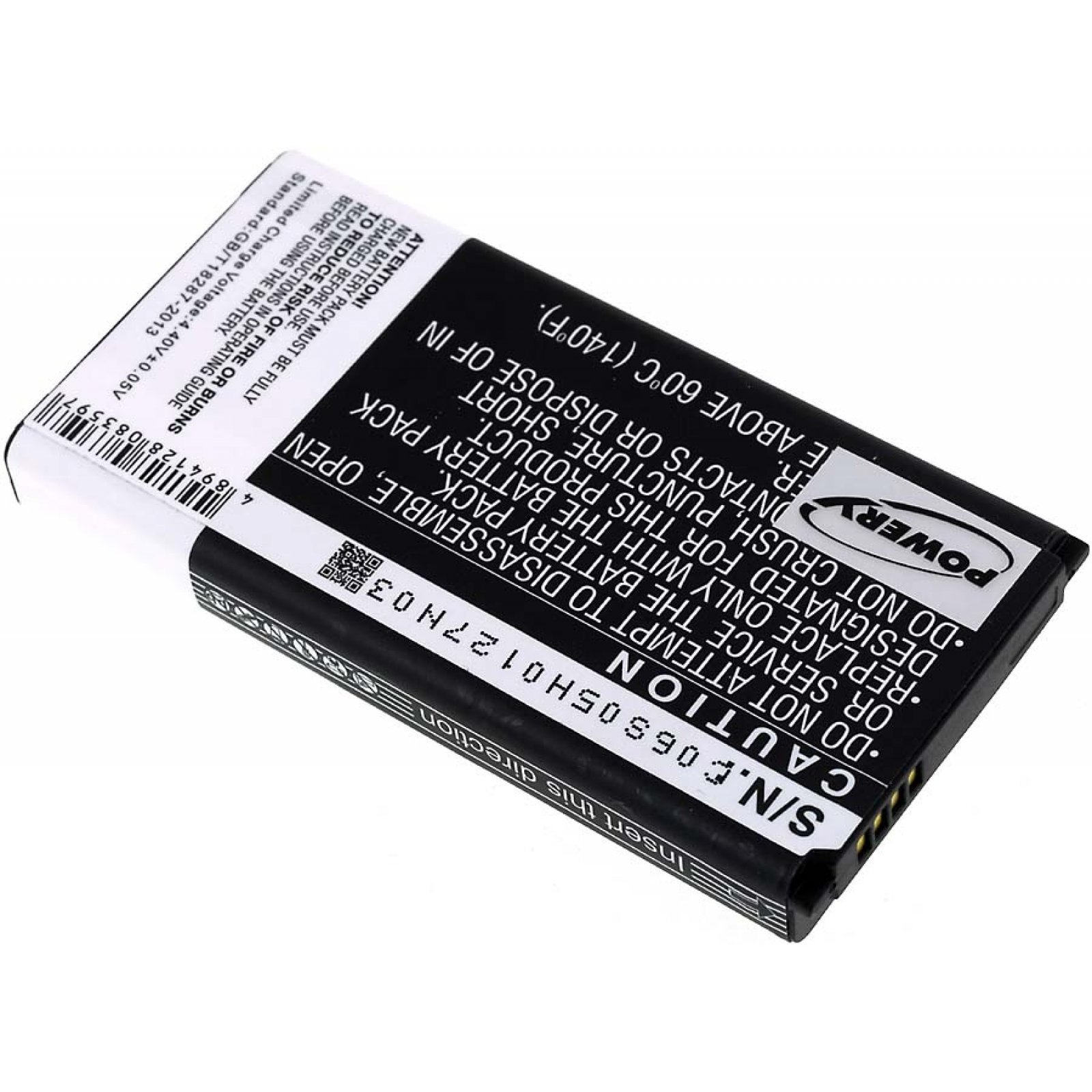 POWERY Akku für Samsung Galaxy Akku, Li-Ion S5 3.85 Volt, 5600mAh