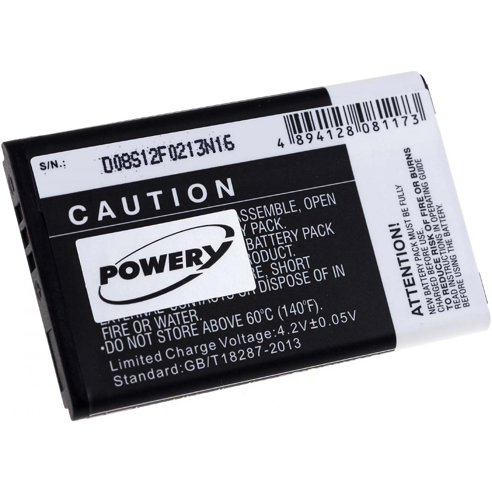 POWERY Akku für Akku, 3.7 Volt, Li-Ion 950mAh L7 Swissvoice