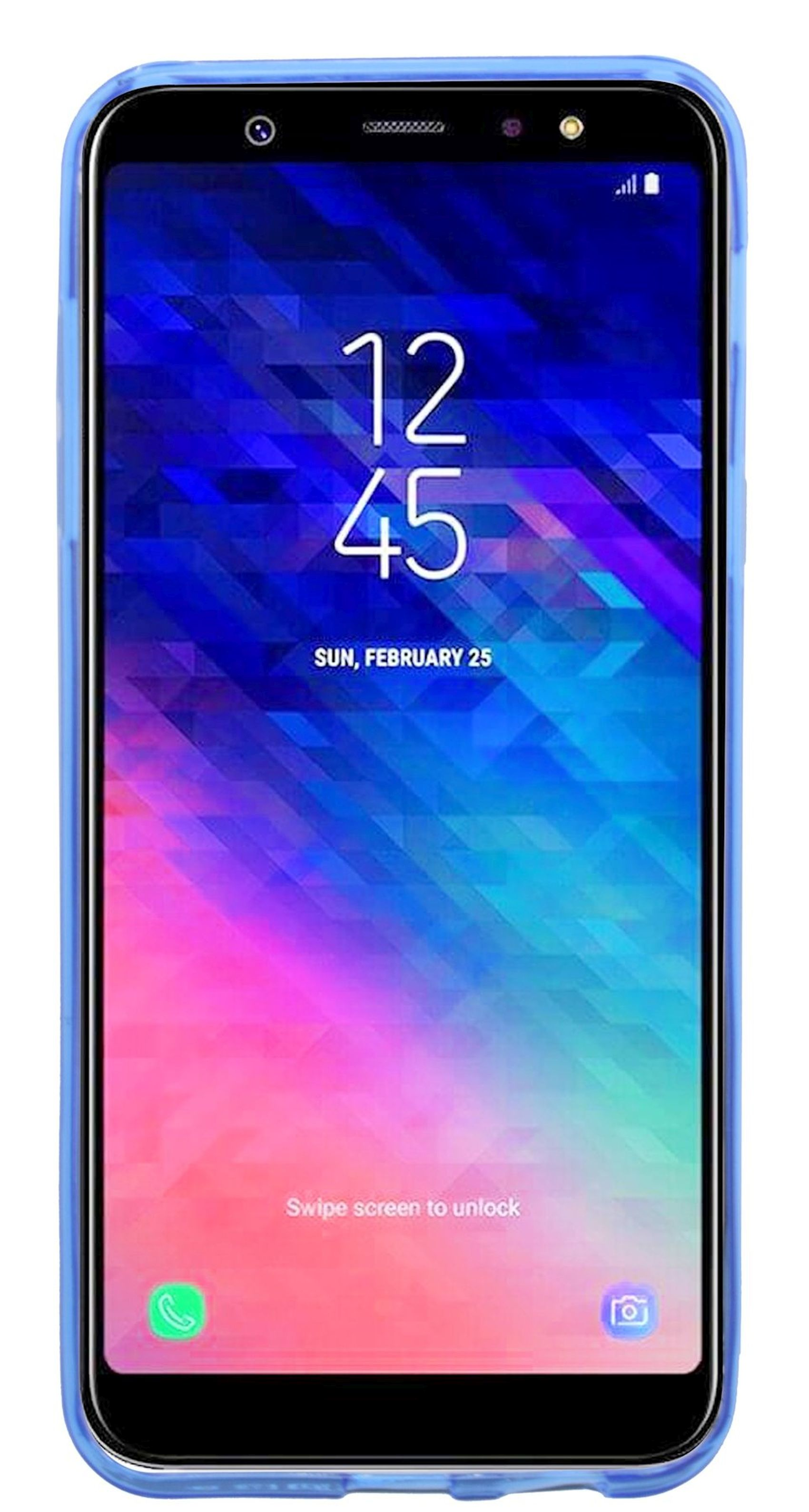 COFI Samsung, Bumper, S-Line Galaxy Blau Cover, A6,